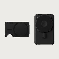 Ridge Wallet for MagSafe + Power Bank - Matte Black