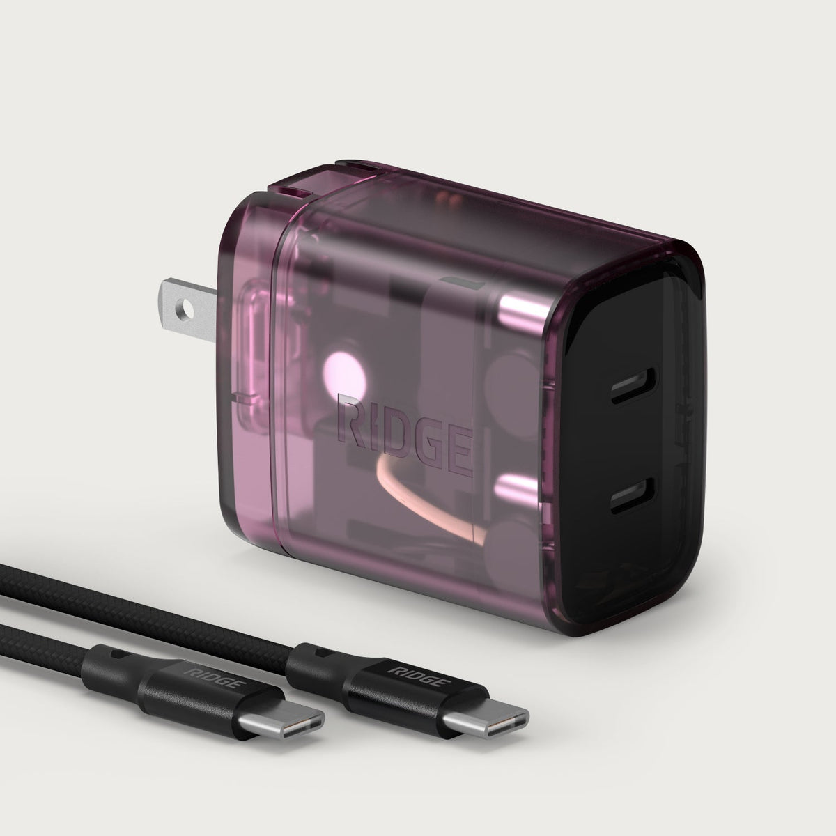 Wall Charger Set - 45W - Atomic Purple