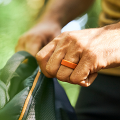 8mm Silicone Ring Set - Basecamp Orange