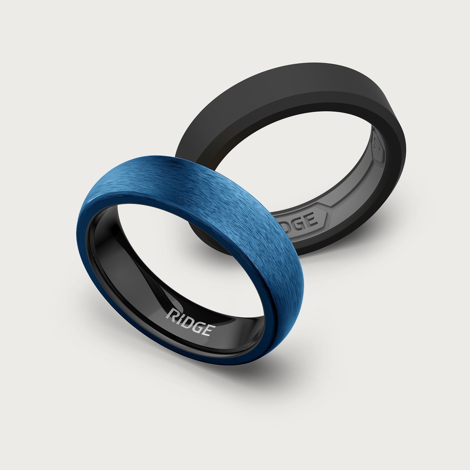 6mm Rounded Ring Set - Alpine Navy