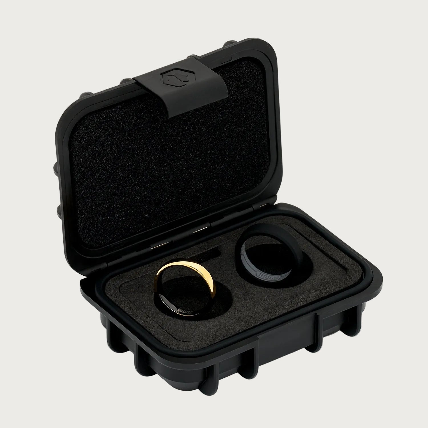 4mm Rounded Ring Set - 24K Gold