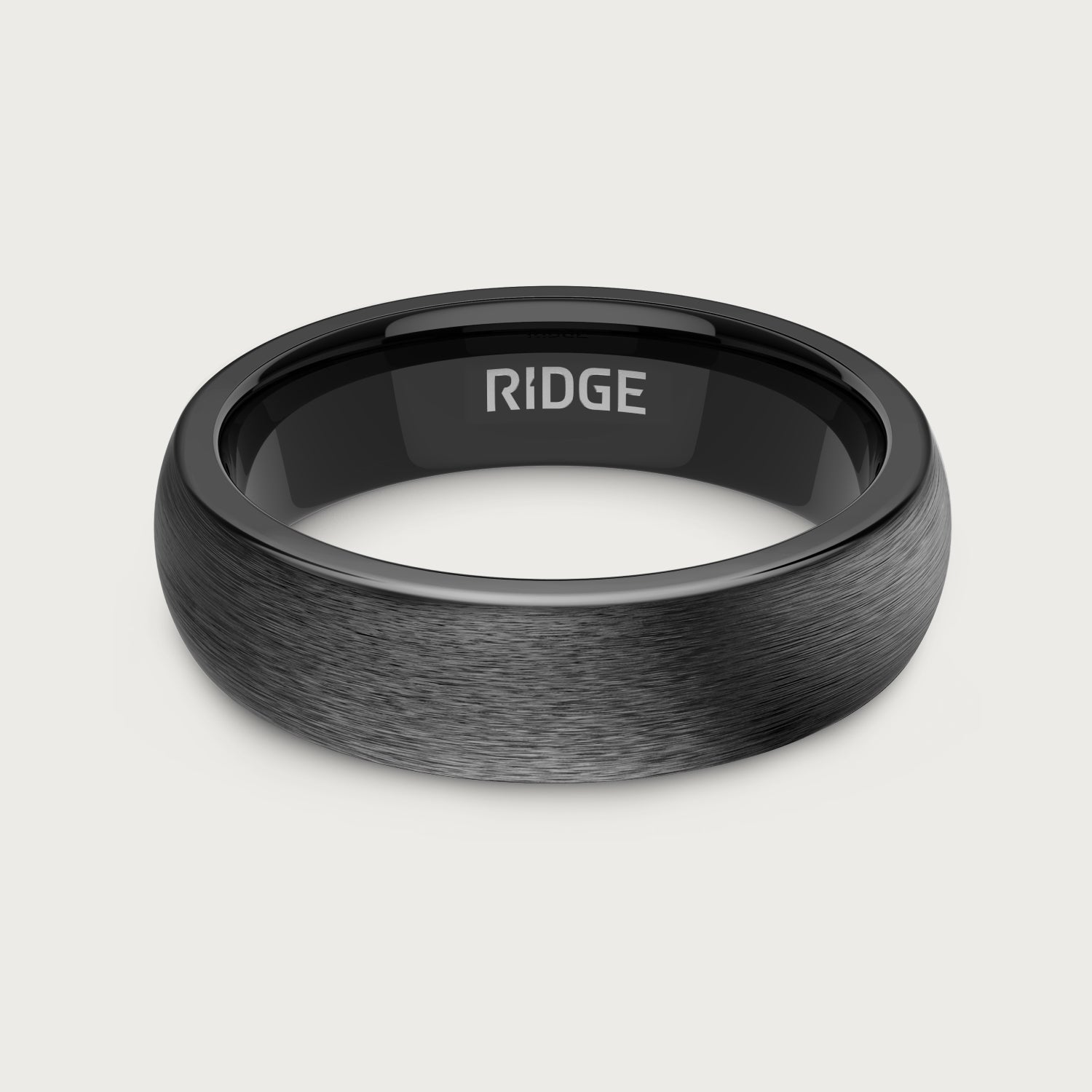 6mm Rounded Ring Set - Gunmetal
