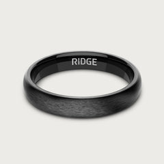 4mm Rounded Ring Set - Gunmetal