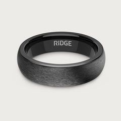 6mm Rounded Ring Set - Gunmetal