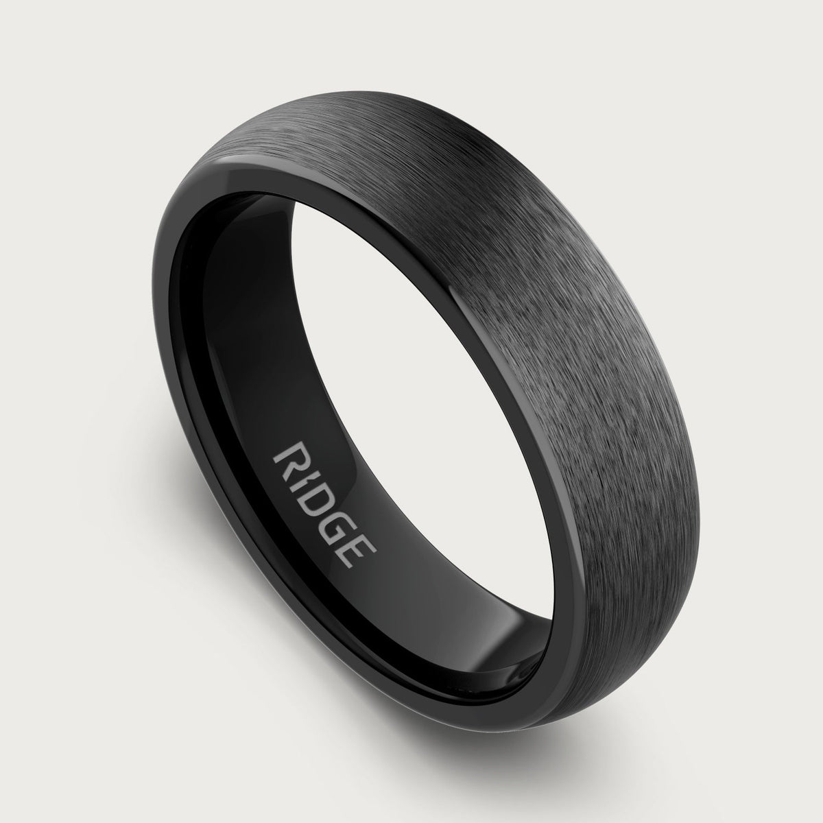 6mm Rounded Ring Set - Gunmetal