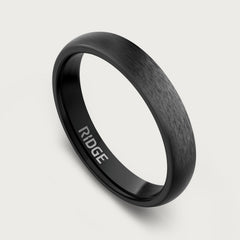4mm Rounded Ring Set - Gunmetal