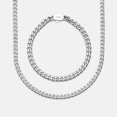 Curb Chain Kit - Platinum - Medium