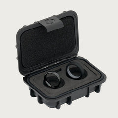 4mm Rounded Ring Set - Royal Black