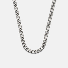 5mm Curb Chain - Titanium - 20"