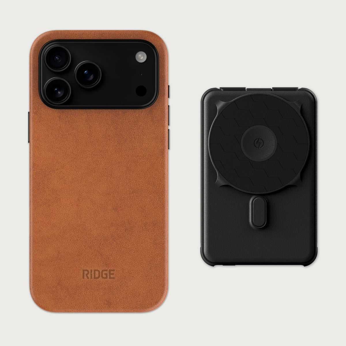 Everyday Charging Kit - iPhone 18 Pro Max - Tobacco Brown Leather