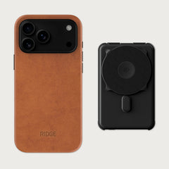 Everyday Charging Kit - iPhone 18 Pro Max - Tobacco Brown Leather
