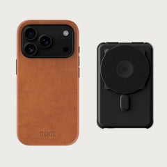 Everyday Charging Kit - iPhone 18 Pro - Tobacco Brown Leather