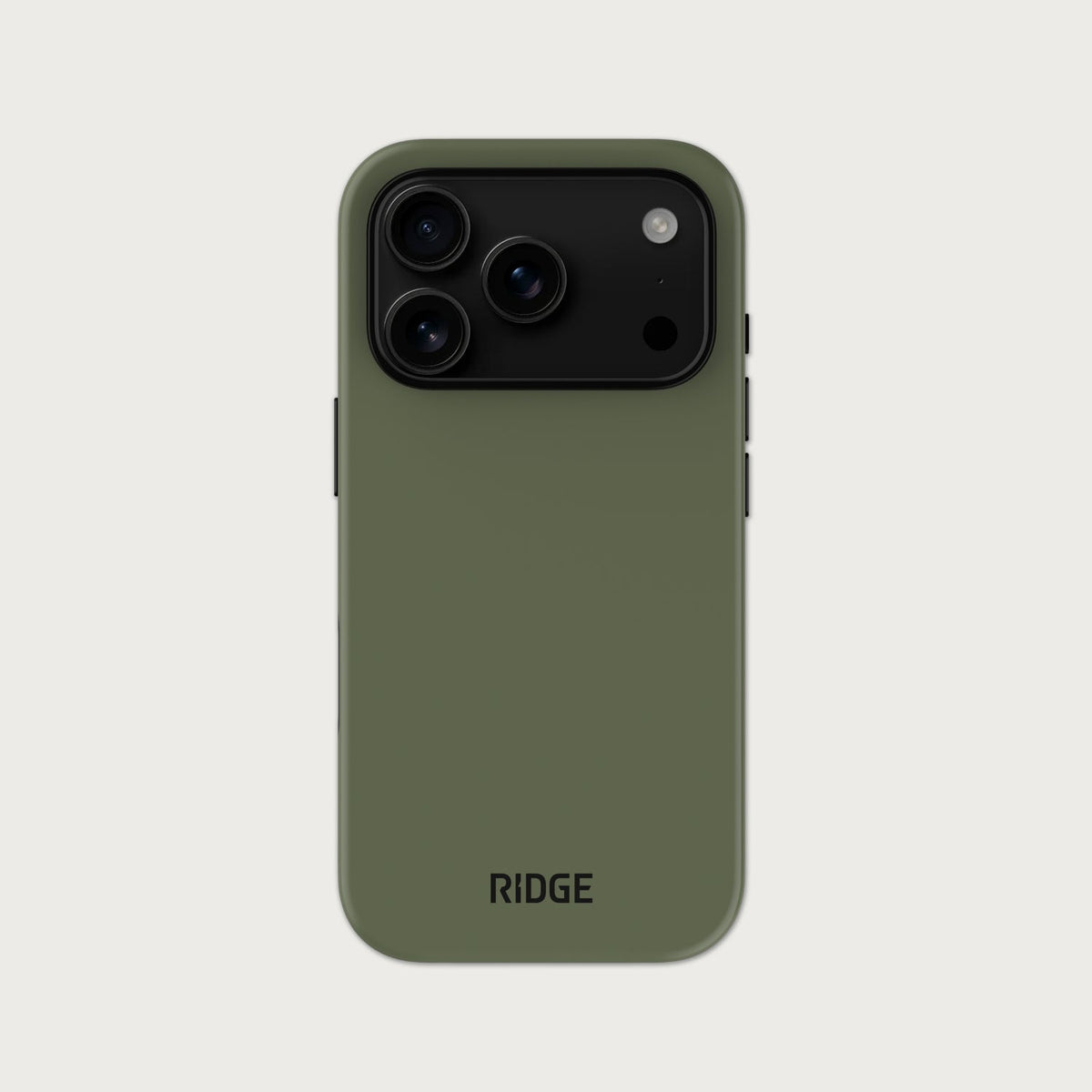 Ridge Phone Case - iPhone 18 Pro - Matte Olive