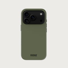 Ridge Phone Case - iPhone 18 Pro - Matte Olive