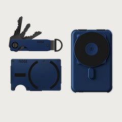 Ridge Wallet for MagSafe + Power Bank + KeyCase - Dark Harbor