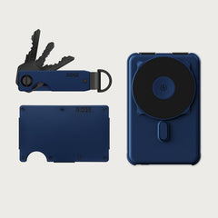 Ridge Wallet + Power Bank + KeyCase - Dark Harbor